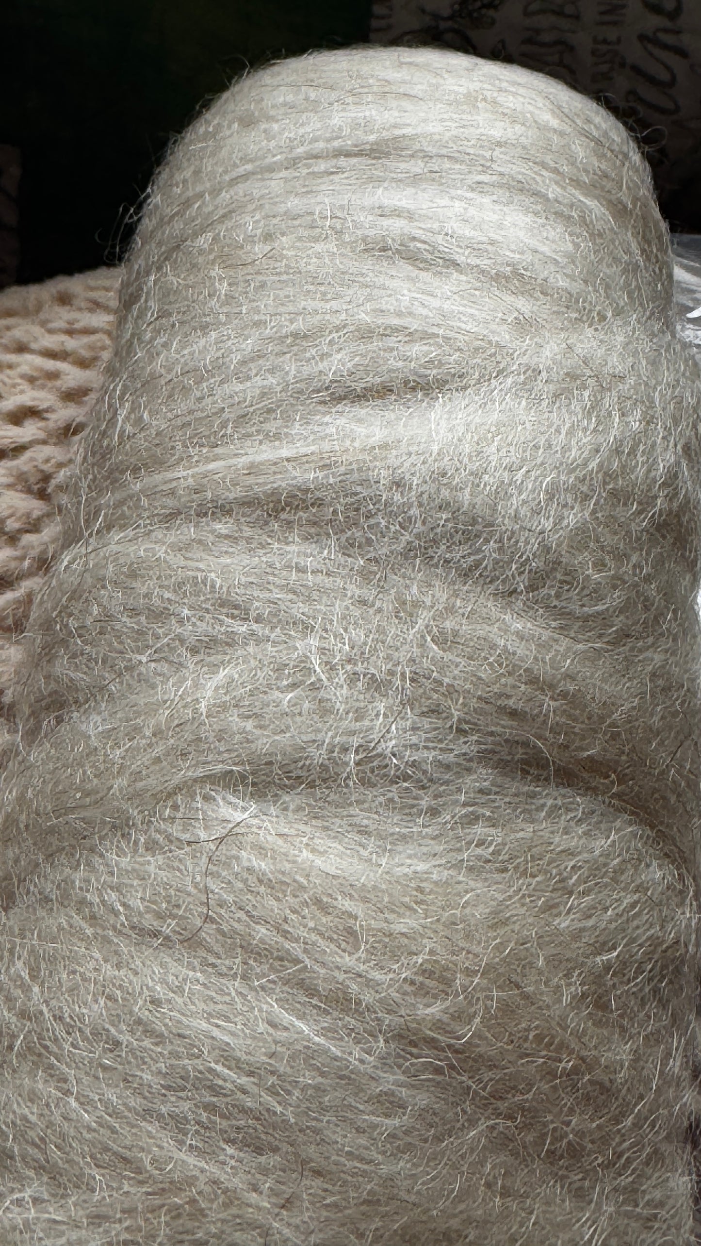 Mohair Roving - Brown