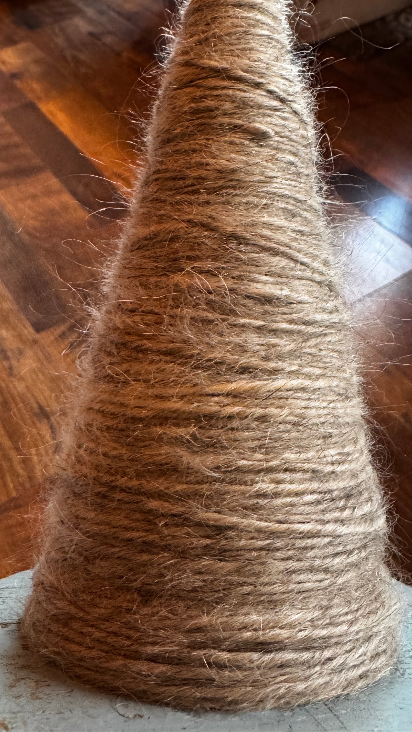 Mohair Roving - Brown