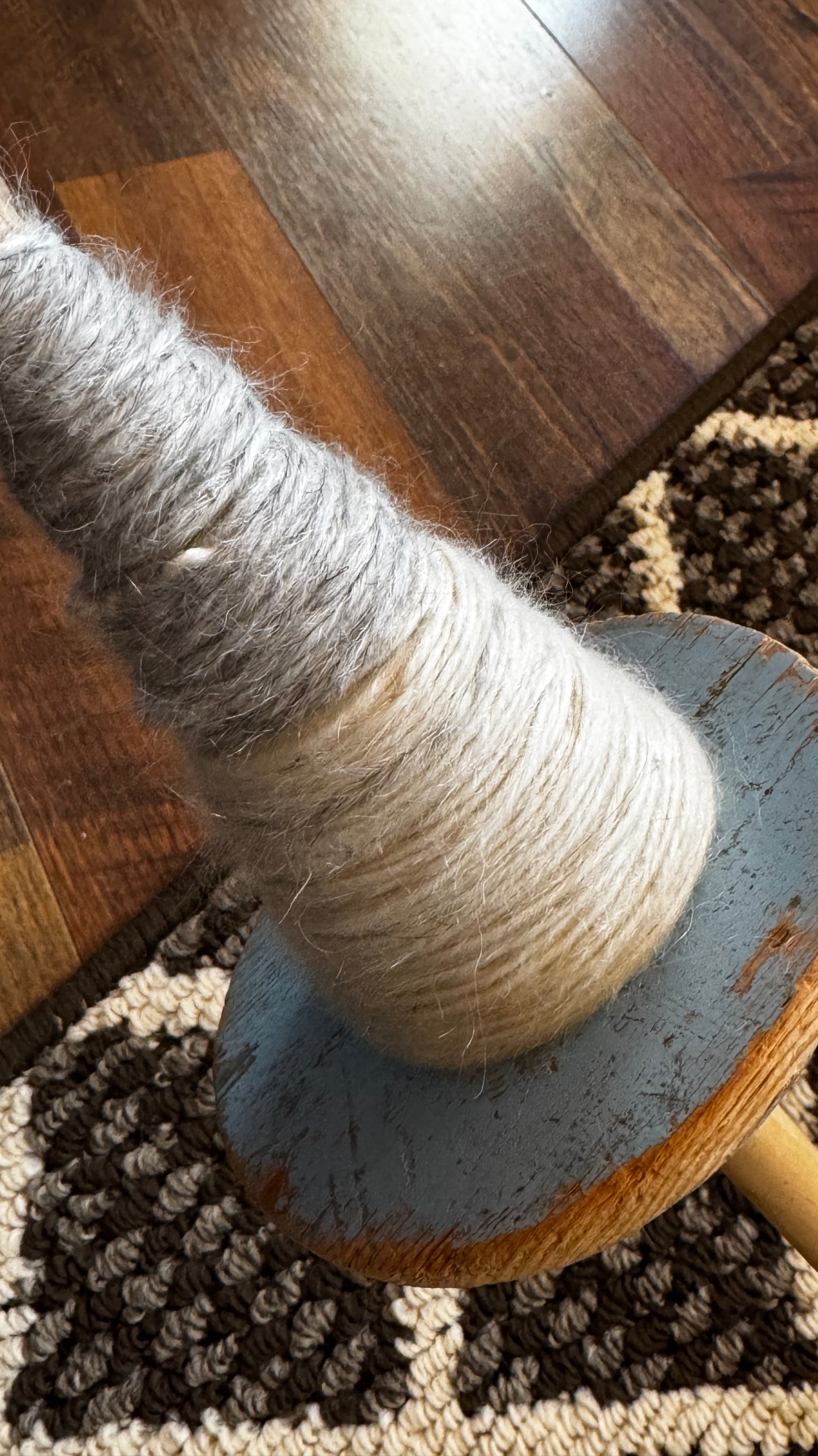 Mohair Roving - Gray