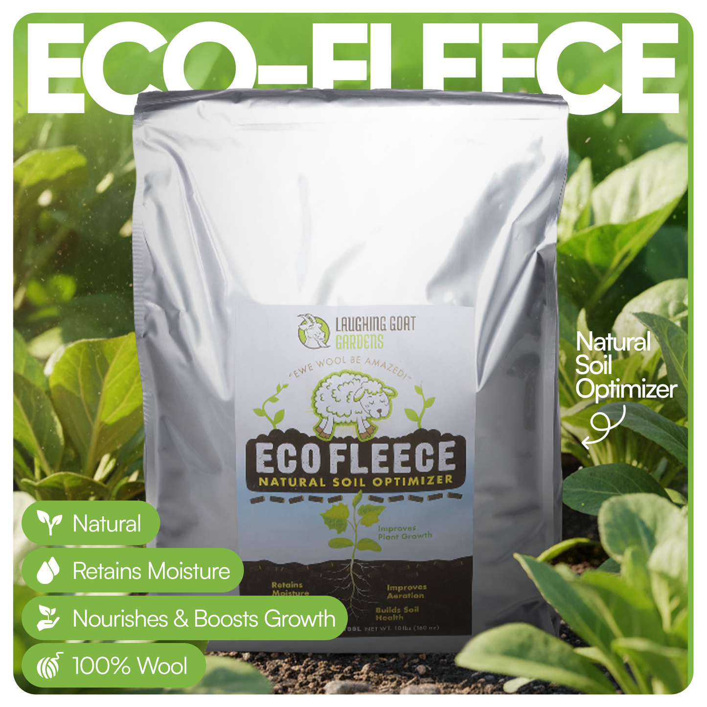 EcoFleece - Pelleted Wool - 10 Pounds