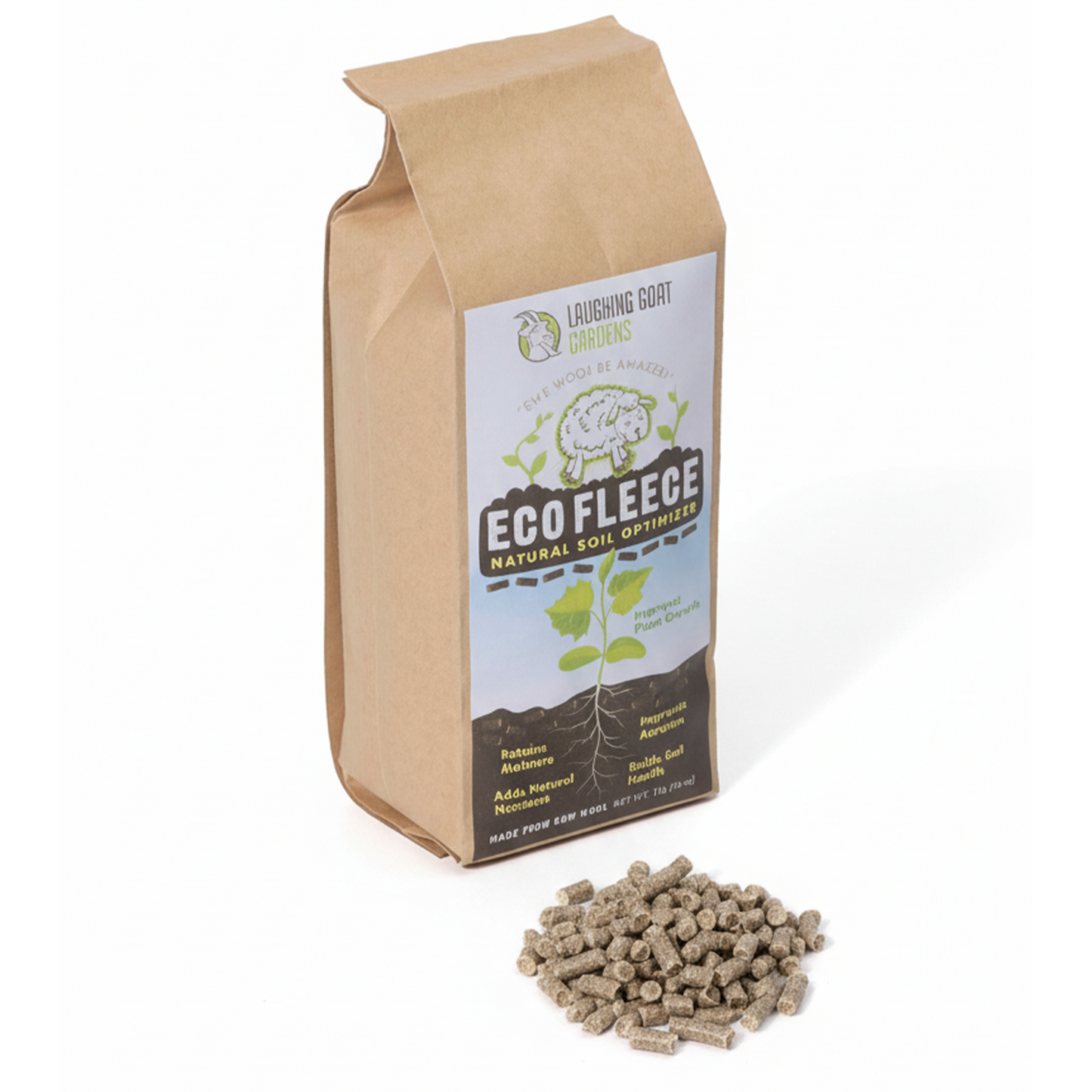 EcoFleece - Pelleted Wool - 1 Pound